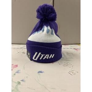Utah Jazz New Era Beanie 2023-2024 City Edition Knit Purple 90's Style New